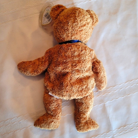 Fuzz Beanie Baby Retired Bear NWT Tag Errors - Picture 3 of 8